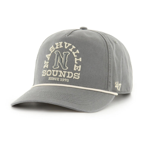 Nashville Sounds '47 Brand Dark Grey Canyon Ranchero Hitch Hat