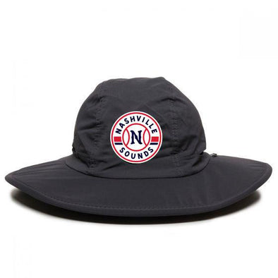 Nashville Sounds OC Graphite Primary Logo Boonie Hat