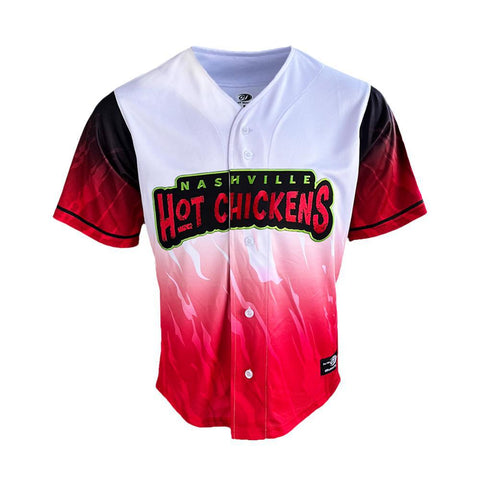 Nashville Sounds Adult Replica Hot Chickens Jersey