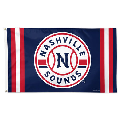 Nashville Sounds Primary 3x5 Deluxe Team Flag