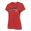 Nashville Sounds '47 Brand Women's Racer Red Bliss Frankie Tee