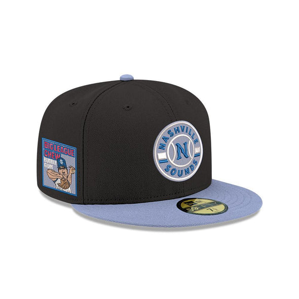 Nashville Sounds x Big League Chew New Era 59FIFTY Ground Ball Grape Hat