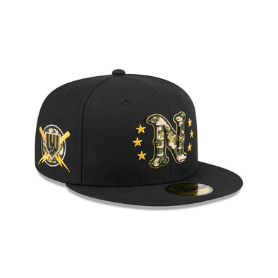 Nashville Sounds New Era 5950 Authentic 2024 Armed Forces Day Hat