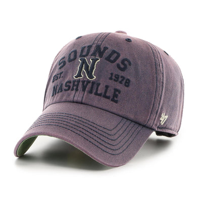 Nashville Sounds '47 Brand Vintage Navy Dusted Steuben Clean Up Hat