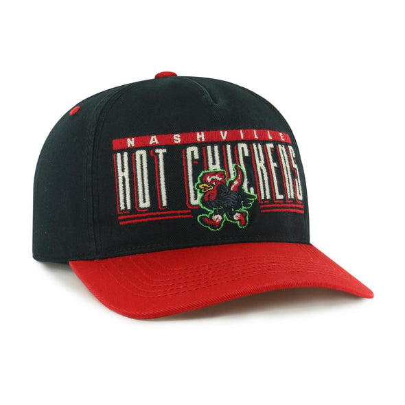 Nashville Sounds '47 Brand Black Hot Chickens Double Header Baseline Hitch Hat
