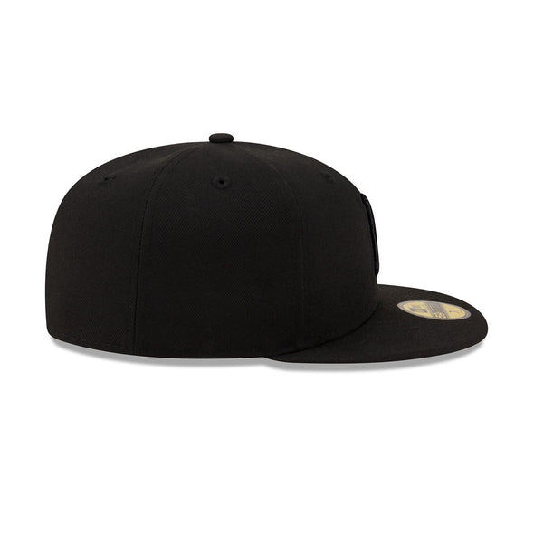 Nashville Sounds New Era 59FIFTY Blackout N Logo Fitted Hat