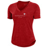 Nashville Sounds Women's Under Armour Red Breezy V-Neck Tee