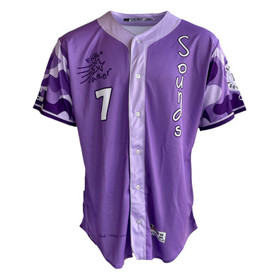 Nashville Sounds 2025 Stand Up To Cancer Game Used Authentic Jersey