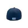 Nashville Sounds New Era 5950 Navy Light Blue N Logo Hat