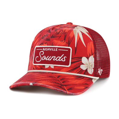 Nashville Sounds '47 Brand Razor Red Tropicalia Hitch Hat