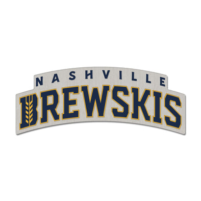 Nashville Sounds Brewskis Logo Lapel Pin