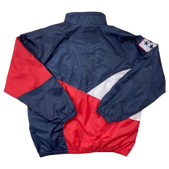 Nashville Sounds Official League Navy Red White Chute Jacket