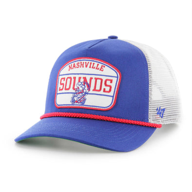 Nashville Sounds '47 Brand Royal Hone Patch Throwback Hitch Hat