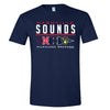 Nashville Sounds Navy Bigeth Brewers Affiliate Tee