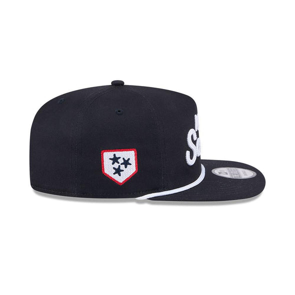 Nashville Sounds New Era GOLFER Navy Team Text Hat