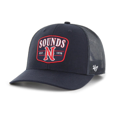 Nashville Sounds '47 Brand Navy Squad N Logo Trucker Hat