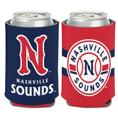 Nashville Sounds Primary N Logo 12oz Can Cooler