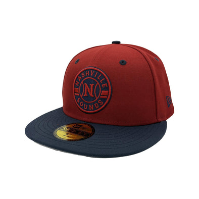 Casquette ajustée 59FIFTY pour homme, thème Nashville Sounds, New Era, noire