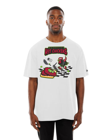 Nashville Sounds New Era White Hot Chickens Tee
