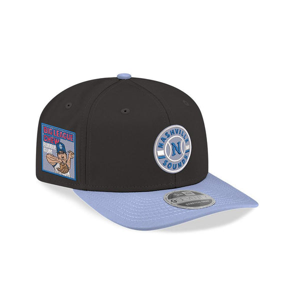 Nashville Sounds x Big League Chew New Era 9SEVENTY Ground Ball Grape Hat