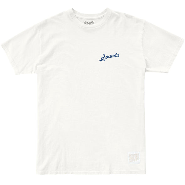Nashville Sounds Retro Brand Vintage White Progression Tee