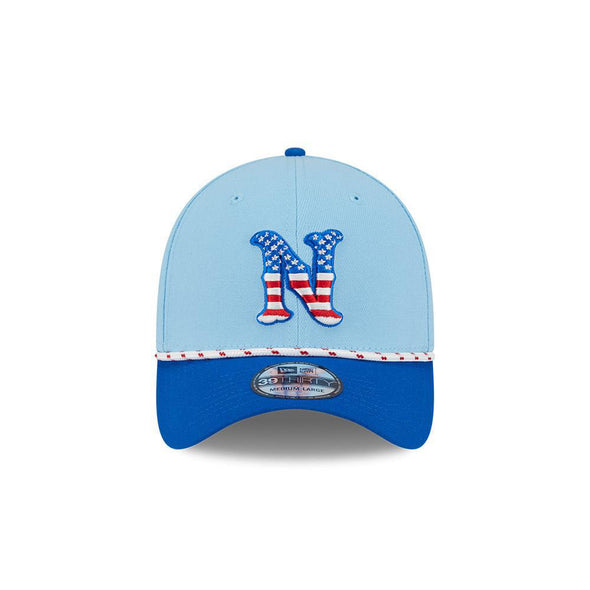 Nashville Sounds New Era 39THIRTY 2025 July 4th Replica Stretch Fit Hat