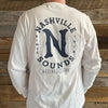 Nashville Sounds '47 Brand White Wash Fall Back Franklin Long Sleeve Tee