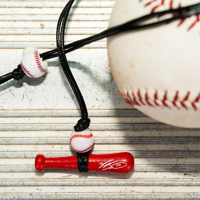 t.h様　ムーキー ベッツ All Star Necklace 赤×黒 青×ナ Mookie Betts Game Day Red All Star Signature Necklace – Nashville