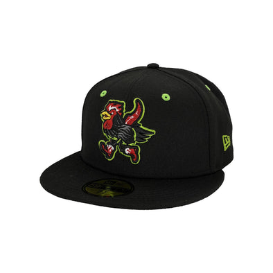 Nashville Sounds New Era 59FIFTY Black Hot Chickens Hat