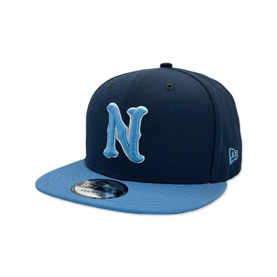 Nashville Sounds New Era Navy Light Blue N Logo 9Fifty Adjustable Hat