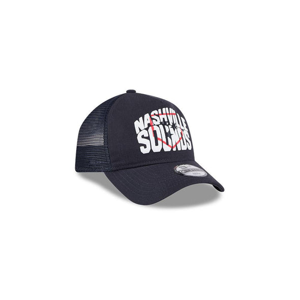 Nashville Sounds New Era 9FORTY A-Frame Navy Chalk Hat