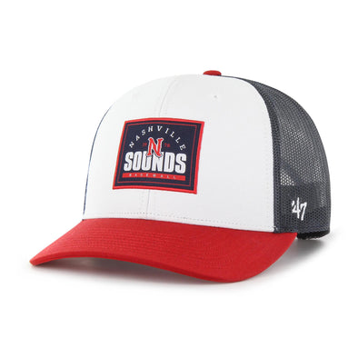 Nashville Sounds '47 Brand Navy Schofield N Logo Trucker Hat