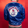 Nashville Sounds Official League Summer Satin Royal Throwback Jacket