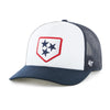 Nashville Sounds '47 Navy Freshman Trucker Plate Logo Hat