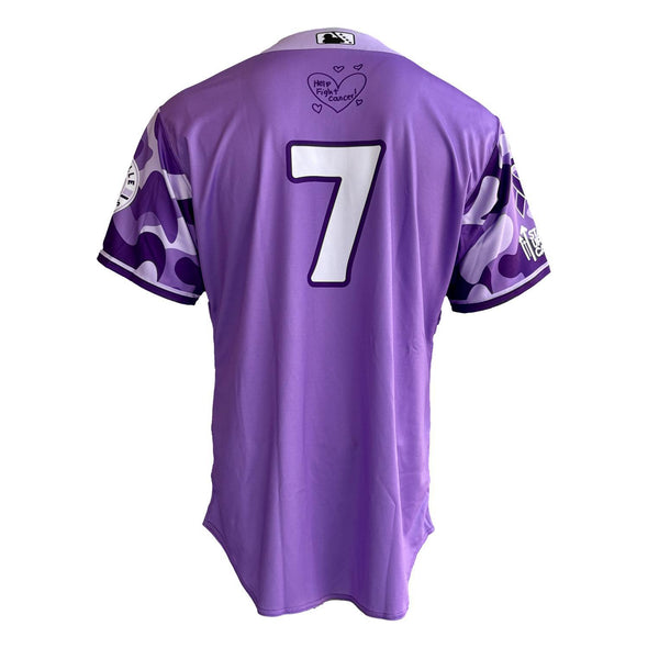 Nashville Sounds 2025 Stand Up To Cancer Game Used Authentic Jersey