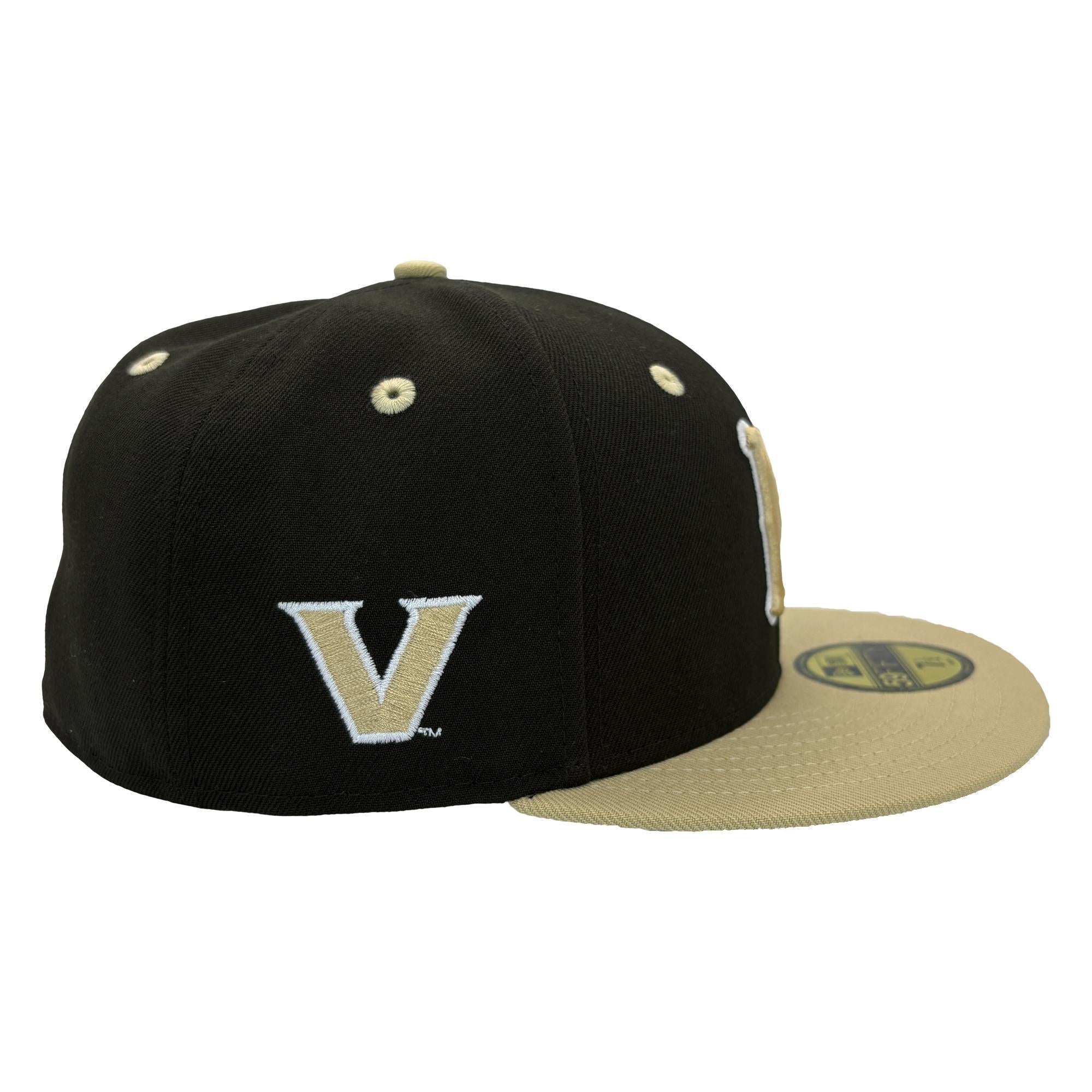 Nashville Sounds x Vanderbilt University New Era 59FIFTY Black Vegas G