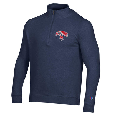 Nashville Sounds Champion Navy Triumph Fleece Raglan 1/2 Zip