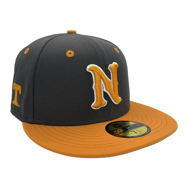 Nashville Sounds x Tennessee Vols New Era 59FIFTY Dark Graphite Orange