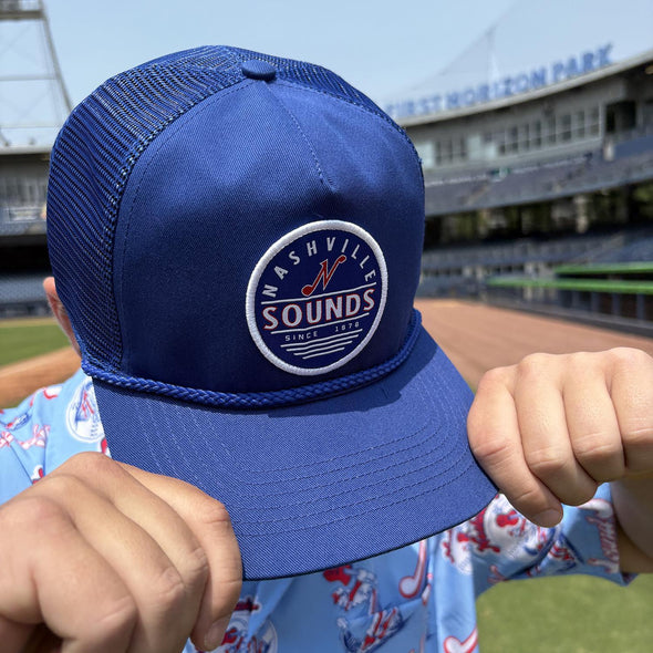 Nashville Sounds '47 Brand Royal Throwback Hastings Hitch Hat