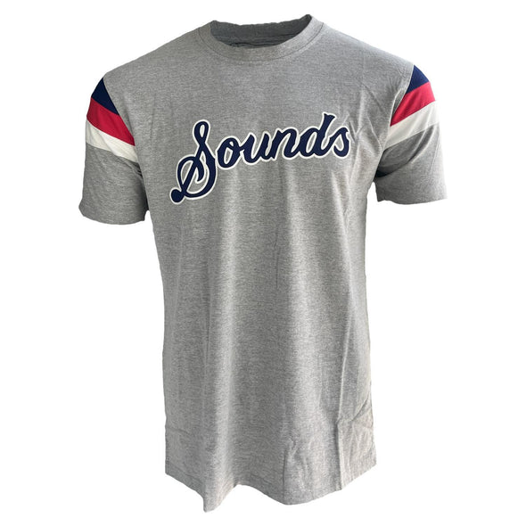 Nashville Sounds American Needle Grey Sunset Script Tee