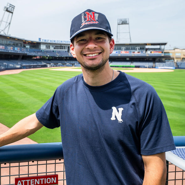 Nashville Sounds '47 Brand Navy Imprint LC Forward Tee