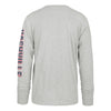 Nashville Sounds '47 Brand Relay Grey Letters Fair Ball Franklin Long Sleeve Tee