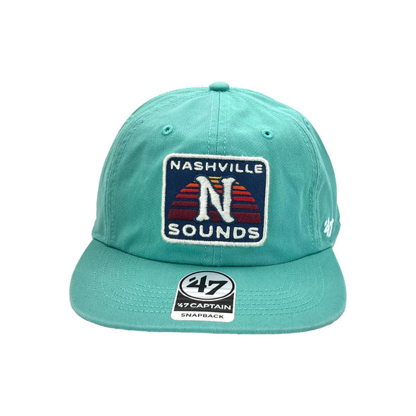 Nashville Sounds '47 Brand Lagoon Blue Cypress Captain RL Hat