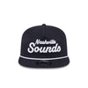 Nashville Sounds New Era GOLFER Navy Team Text Hat