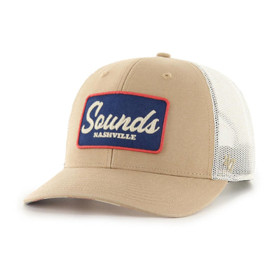 Nashville Sounds '47 Brand Khaki Glory Daze Trucker Hat