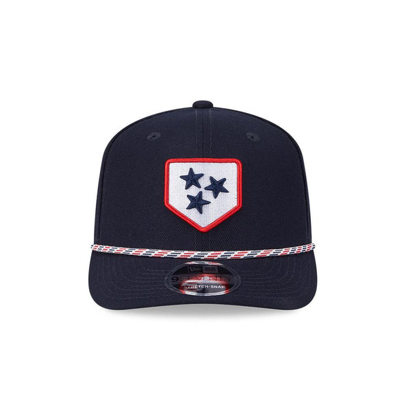 Nashville Sounds New Era 9SEVENTY Navy Multi Rope Plate Logo Hat