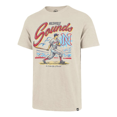 Nashville Sounds '47 Brand Dune Golden Age Scrum Tee