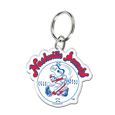 Nashville Sounds Throwback Acrylic Key Ring