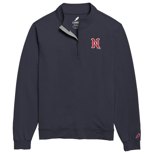 Nashville Sounds League Navy All Day 1/4 Zip N Logo Pullover