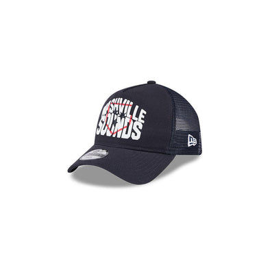 Nashville Sounds New Era 9FORTY A-Frame Navy Chalk Hat